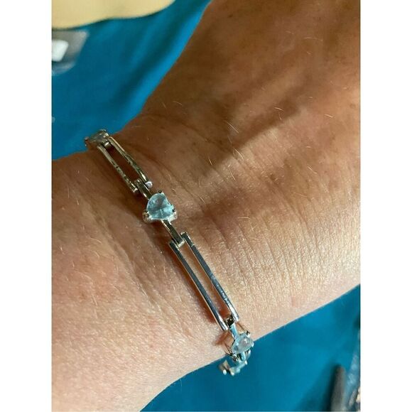 Charles Winston Blue Topaz Bracelet - Picture 1 of 10